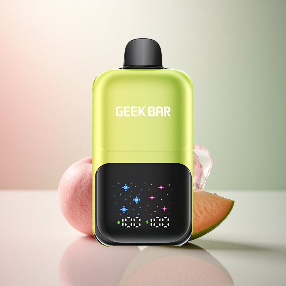 GEEK BAR 2GO 20ml 50000 Puffs Svensk Mango Is Disposable Vape med 5% Nikotin och Laddningsbar Batteri