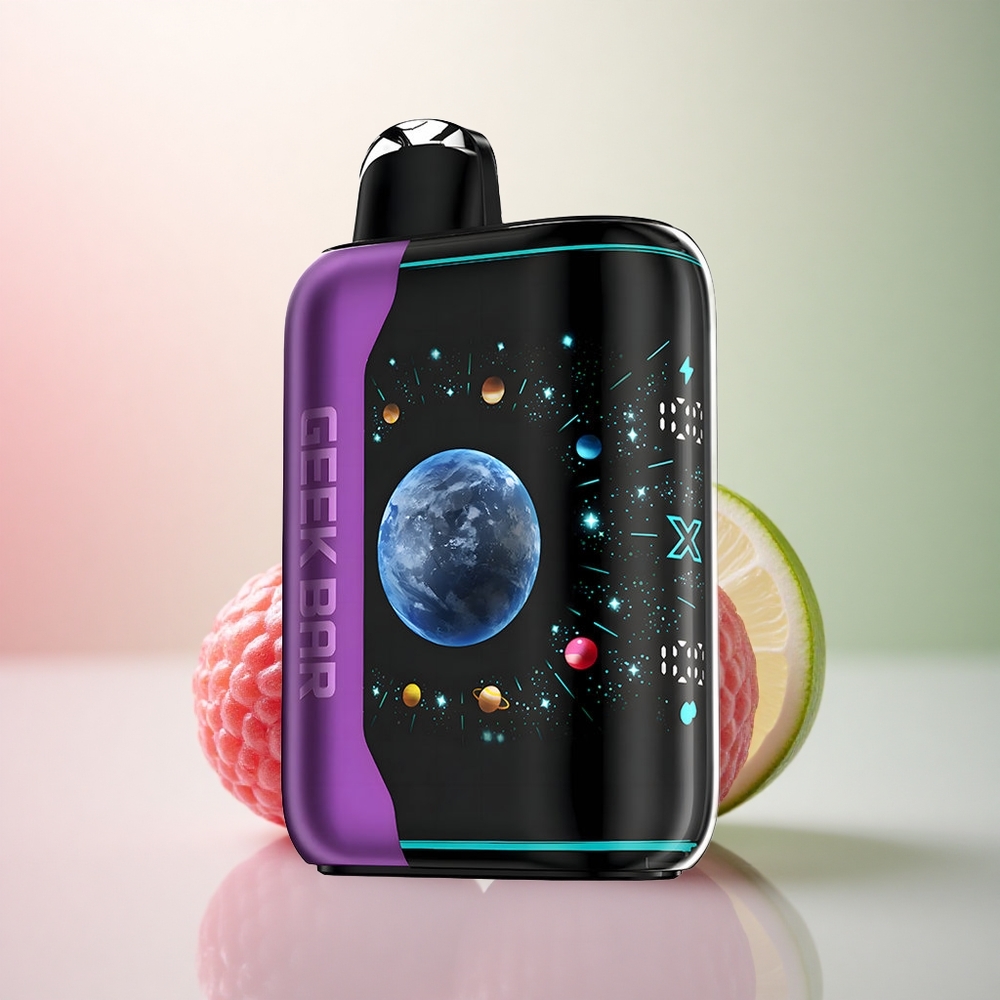 GEEK BAR Platinum Edition 25000 Puffs Bär Körsbär Lime med 20mL E-Liquid och 2% nikotin