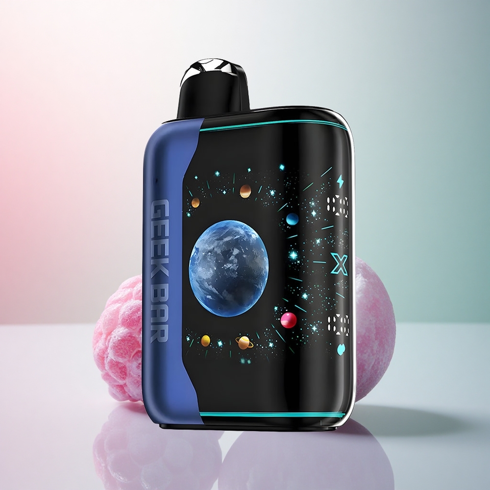 GEEK BAR Platinum Edition 25000 Puffs Blå Hallon Is med 20mL E-Liquid och 2% nikotin