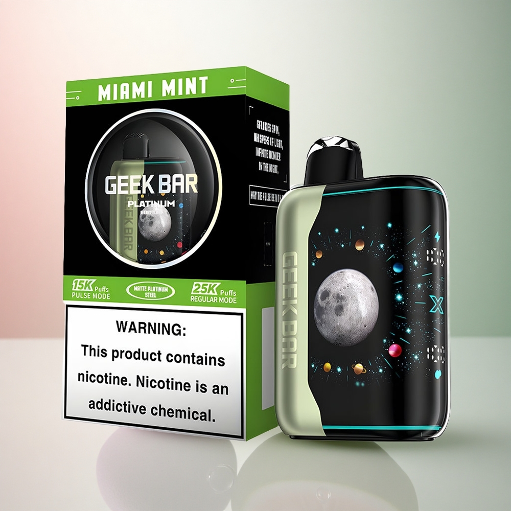 GEEK BAR Platinum Edition 25000 Puffs Miami Mint 20mL 2% nikotin