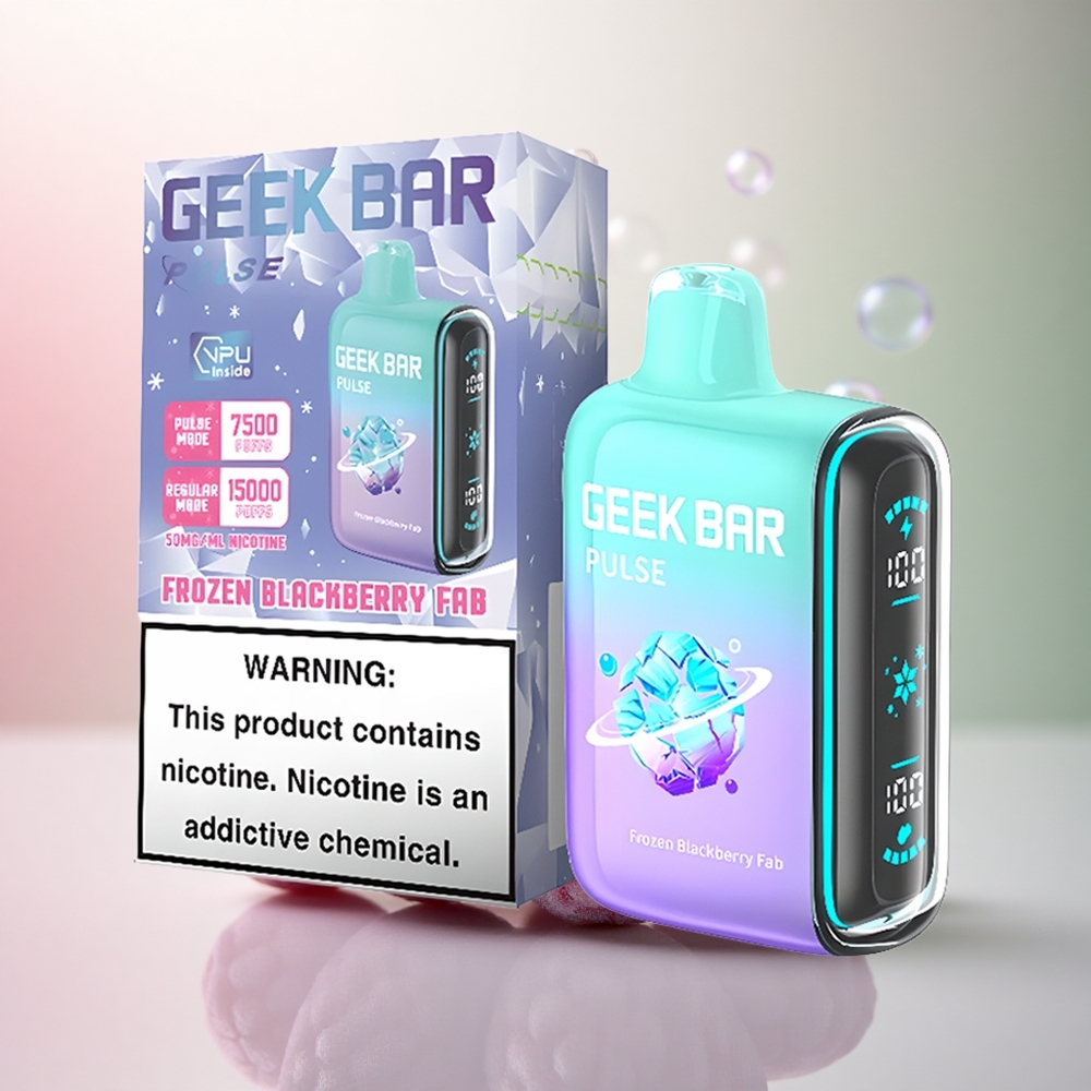 GEEK BAR Pulse 15000 Puffs Fryst Edition 16ML 5% Nikotin 650 mAh
