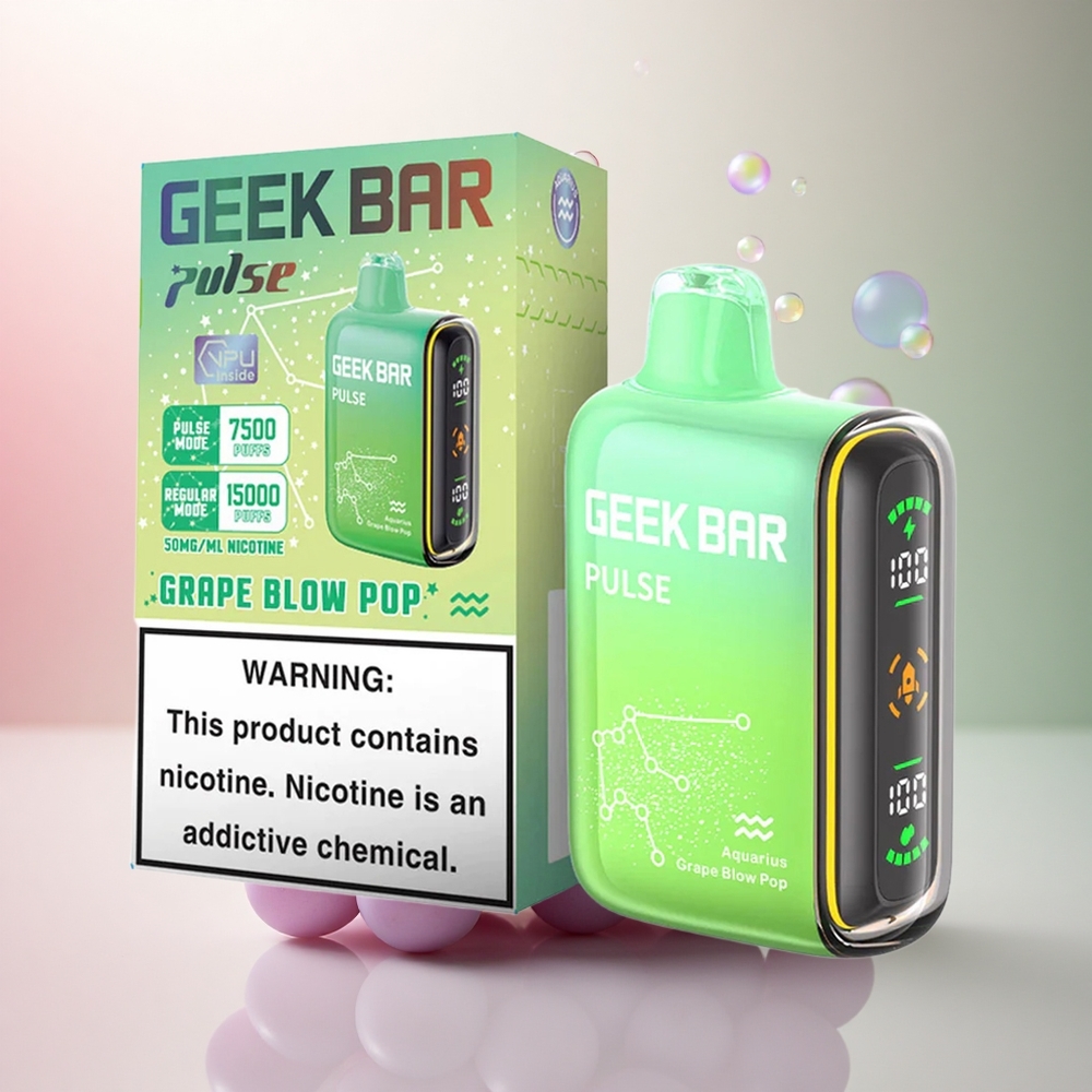 GEEK BAR Pulse 15000 Puffs Geek Bar Zodiac Svensk Edition med 16ML och 650 mAh
