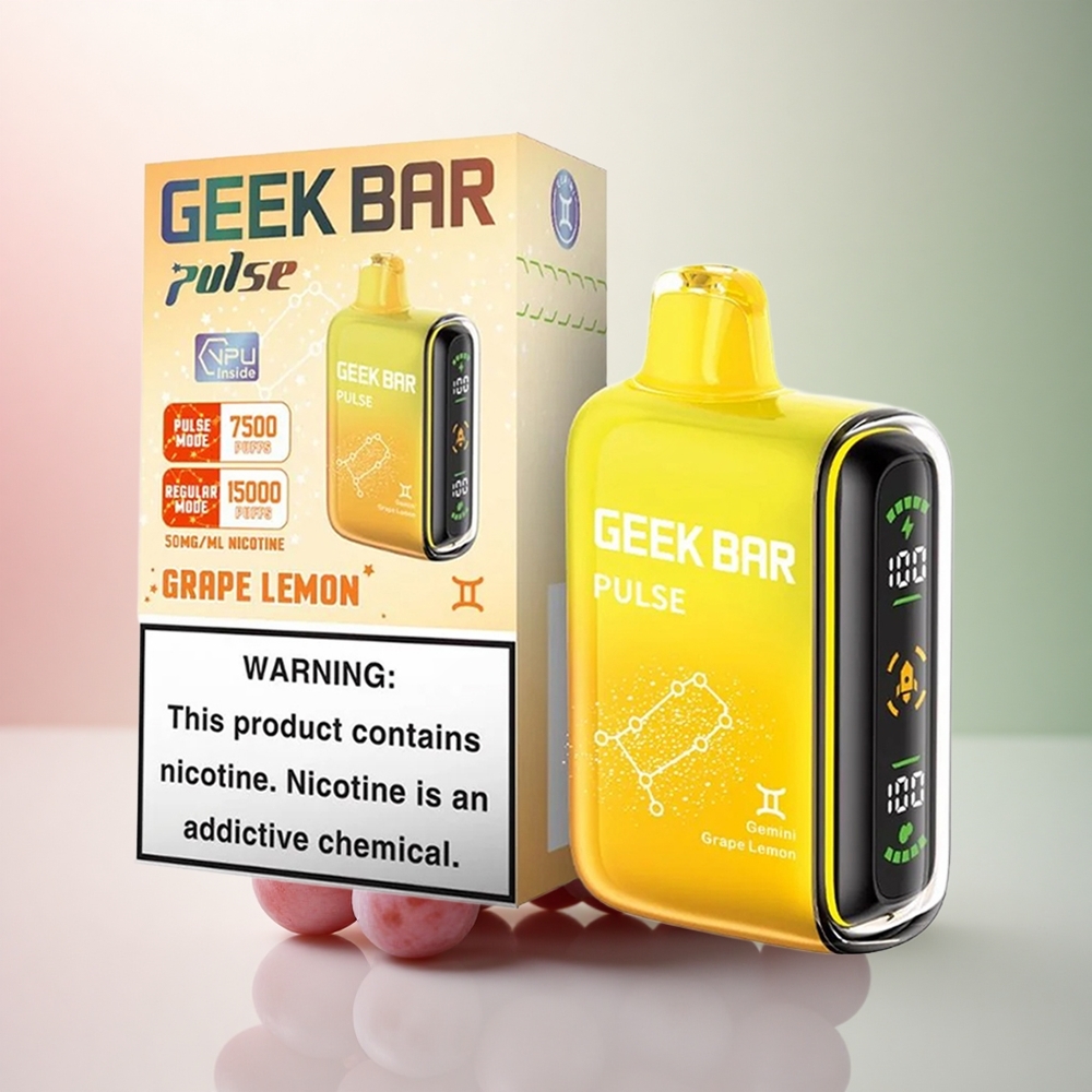 GEEK BAR Pulse 15000 Puffs Geek Bar Zodiac Svensk Edition med 16ML och 650 mAh