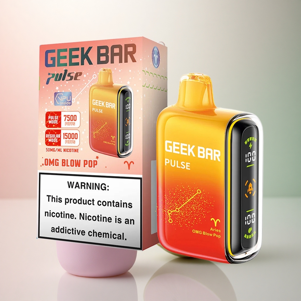 GEEK BAR Pulse 15000 Puffs Geek Bar Zodiac Svensk Edition med 16ML och 650 mAh