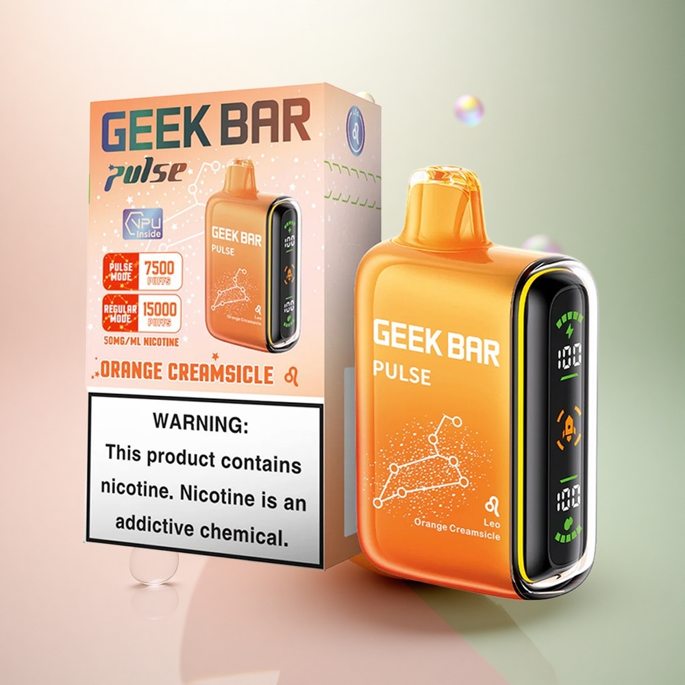 GEEK BAR Pulse 15000 Puffs Geek Bar Zodiac Svensk Edition med 16ML och 650 mAh