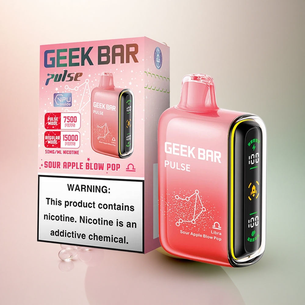 GEEK BAR Pulse 15000 Puffs Geek Bar Zodiac Svensk Edition med 16ML och 650 mAh
