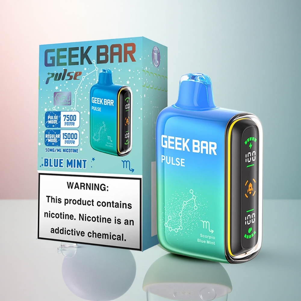 GEEK BAR Pulse 15000 Puffs Geek Bar Zodiac Svensk Edition med 16ML och 650 mAh