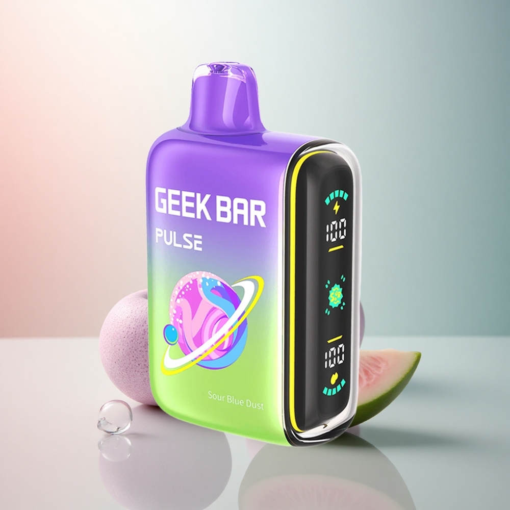 GEEK BAR Pulse 15000 Puffs Sur Smak Edition med 5% Nikotin och 650 mAh