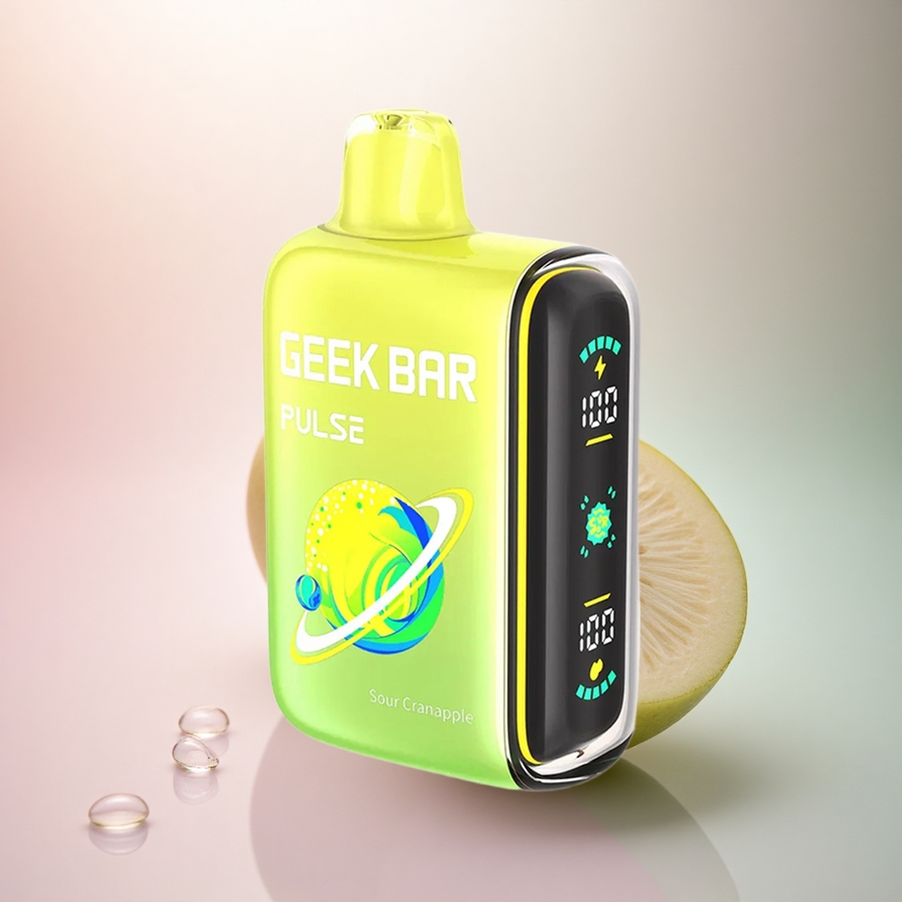 GEEK BAR Pulse 15000 Puffs Sur Smak Edition med 5% Nikotin och 650 mAh