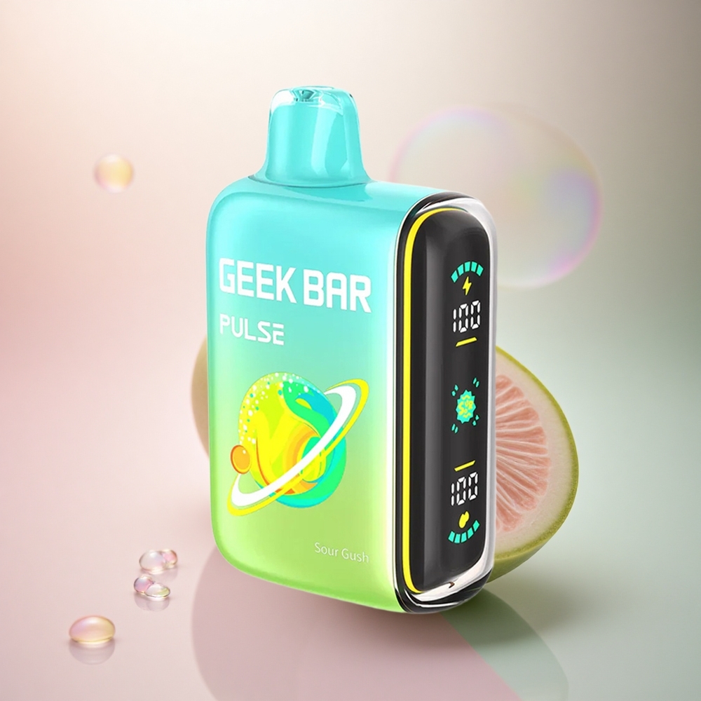 GEEK BAR Pulse 15000 Puffs Sur Smak Edition med 5% Nikotin och 650 mAh