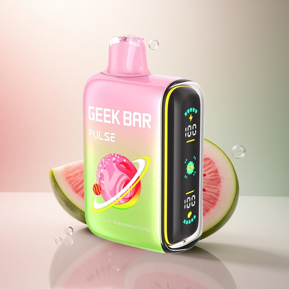 GEEK BAR Pulse 15000 Puffs Sur Smak Edition med 5% Nikotin och 650 mAh
