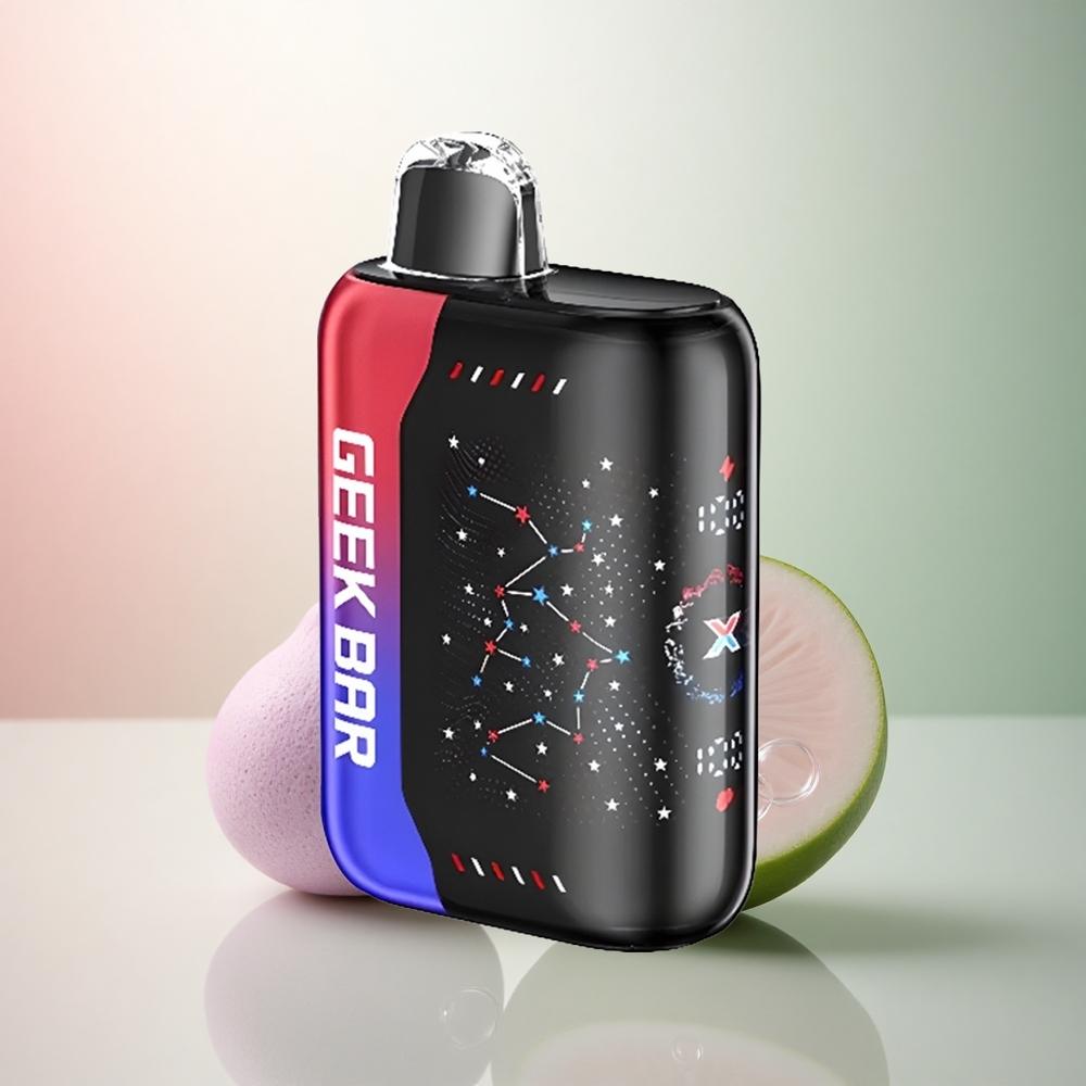 GEEK BAR Pulse X 25000 Puffs Patriotisk Edition med 18mL Fyllning och Dual Mesh Coil