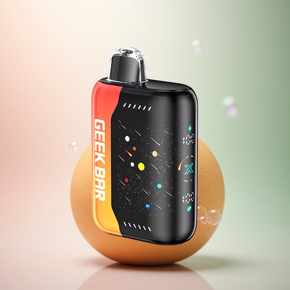 GEEK BAR Pulse X 42K Puffs Meteor Edition Apelsindraken 820mAh Dual Mesh Coil 5% Nikotin