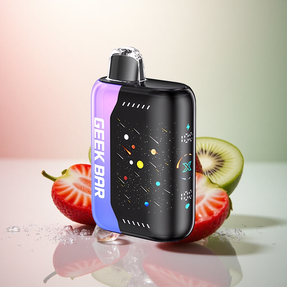 GEEK BAR Pulse X 42K Puffs Meteor Edition Jordgubb Kiwi Is 820mAh 5% Nikotin