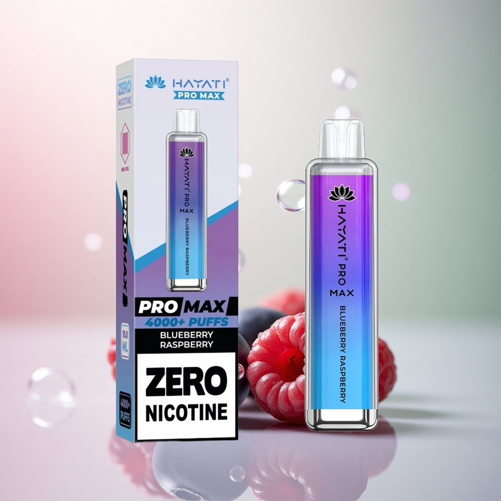 Hayati Pro Max 4000 Puffs Blåbär Hallon 5% Nikotin 1400mAh