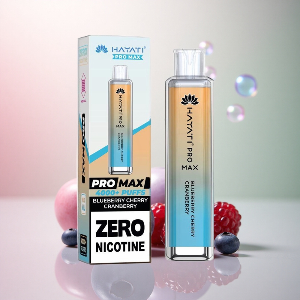 Hayati Pro Max 4000 Puffs Blåbär Körsbär Tranbär 2% Nikotin 1400mAh