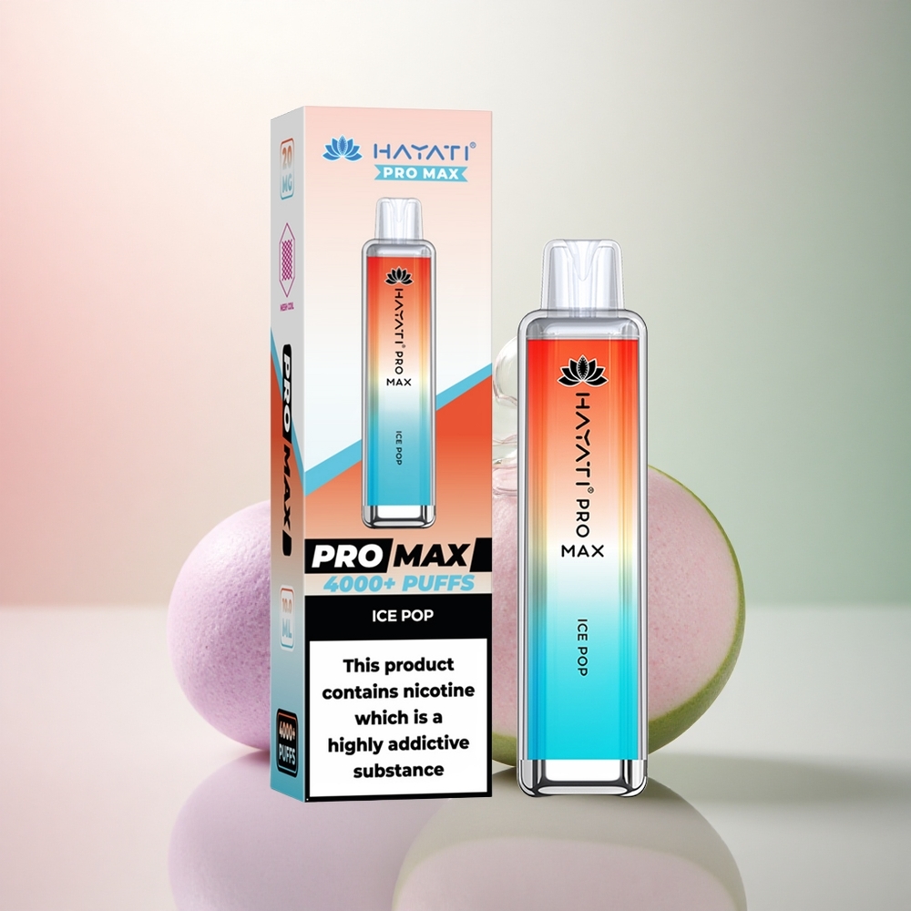 Hayati Pro Max 4000 Puffs Isglass Dual Coil 1400mAh 5% Nikotin