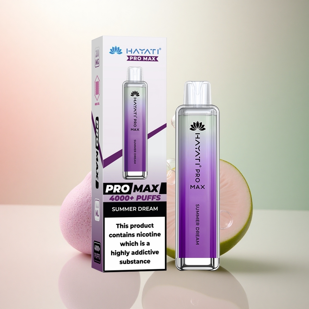 Hayati Pro Max 4000 Puffs SommarDröm Dual 1.1 Ohm 1400mAh