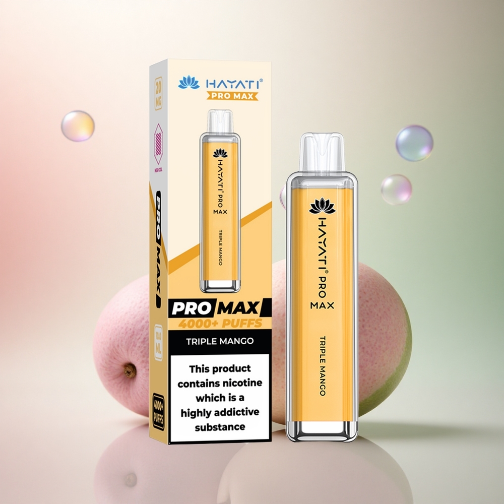 Hayati Pro Max 4000 Puffs Trippel Mango 2ml 5% Nikotin 1400mAh