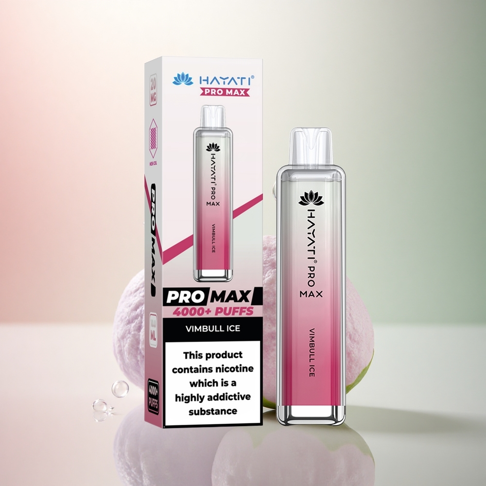 Hayati Pro Max 4000 Puffs Vimbull Is DualmAh 1400 Nikotin 5% Kristall