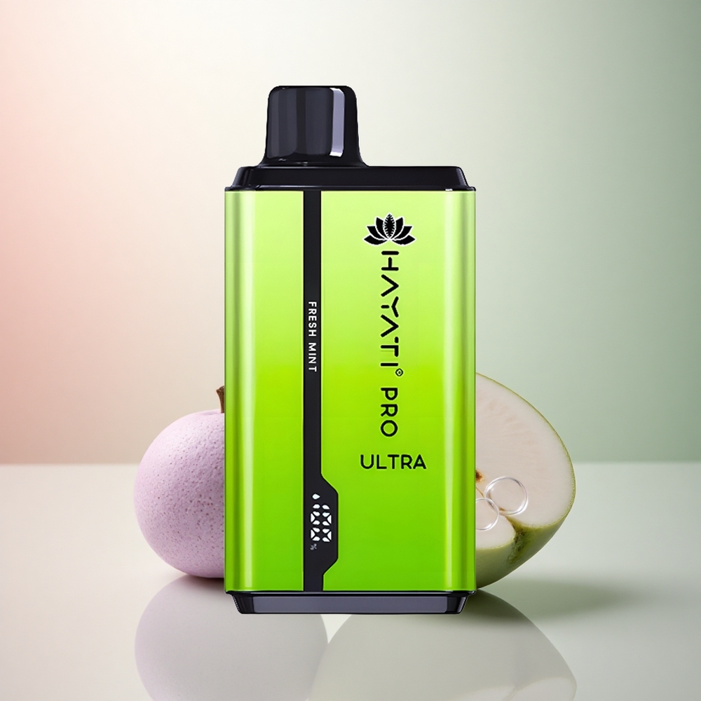 Hayati Pro Ultra 15000 Puffs Frisk Mynta 850mAh 2% Nikotin