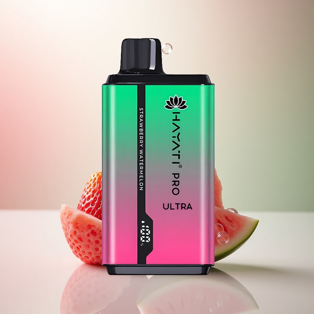 Hayati Pro Ultra 15000 Puffs Jordgubb Vattenmelon 850mAh 2% Nikotin
