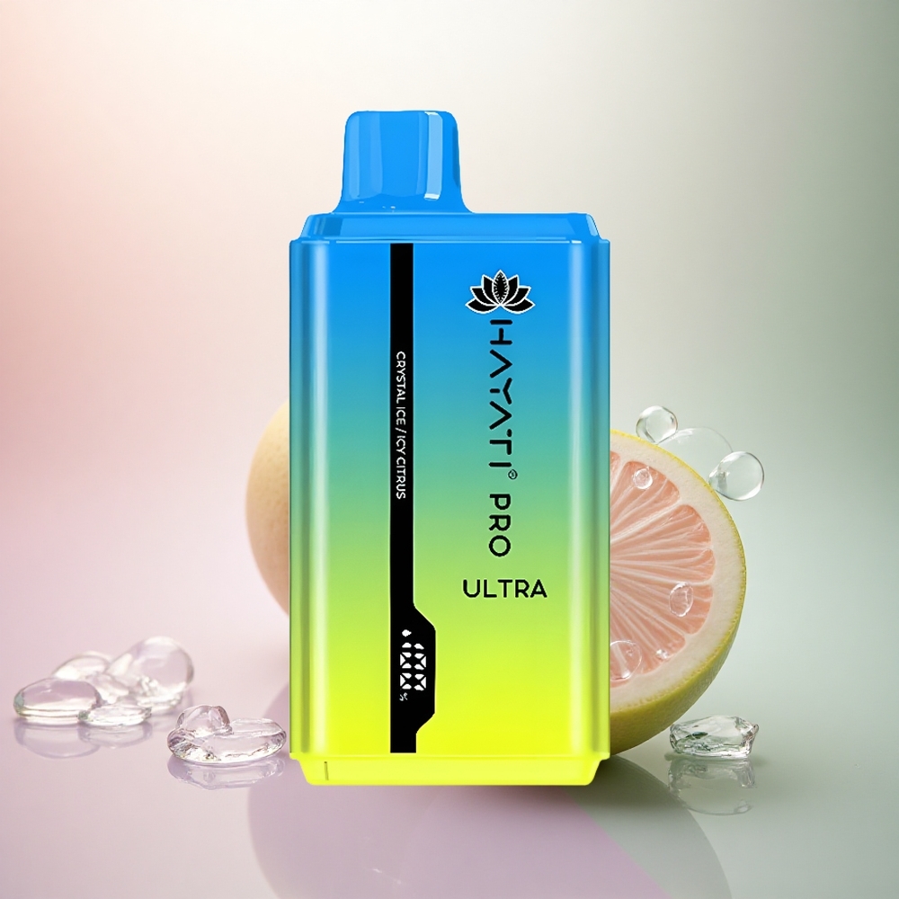 Hayati Pro Ultra 15000 Puffs Kristallglass Iscitrus 850mAh 2% Nikotin
