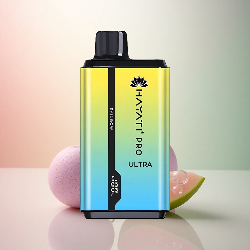 Hayati Pro Ultra 15000 Puffs Regnbåge 850mAh 2% Nikotin