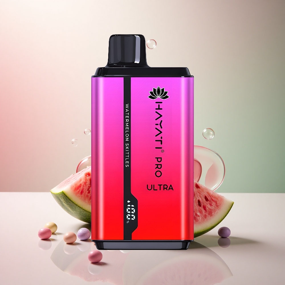 Hayati Pro Ultra 15000 Puffs Vattenmelonskittles med 2% nikotin och 850mAh