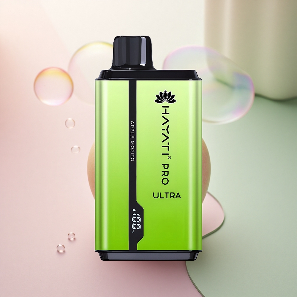 Hayati Pro Ultra 15000 Puffs Äpple Mojito 850mAh 24ml