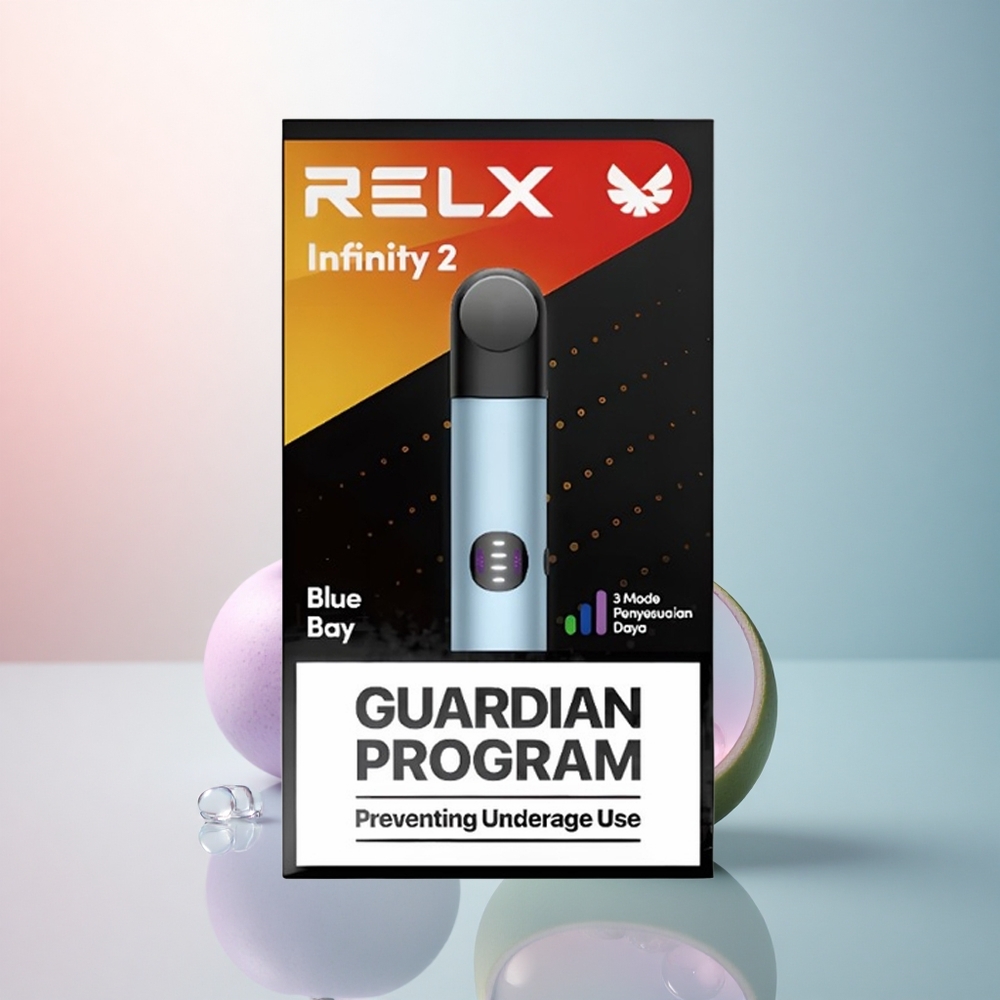 Relx Infinity 2 Vape Device Blå 440mAh Metallisk