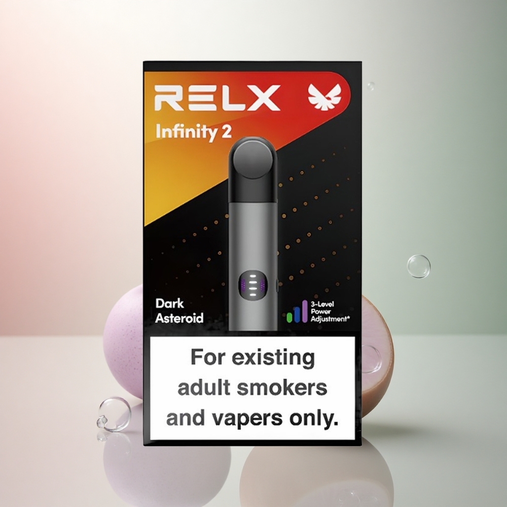 Relx Infinity 2 Vape Device Grå 440mAh Typ-C 1,9ml
