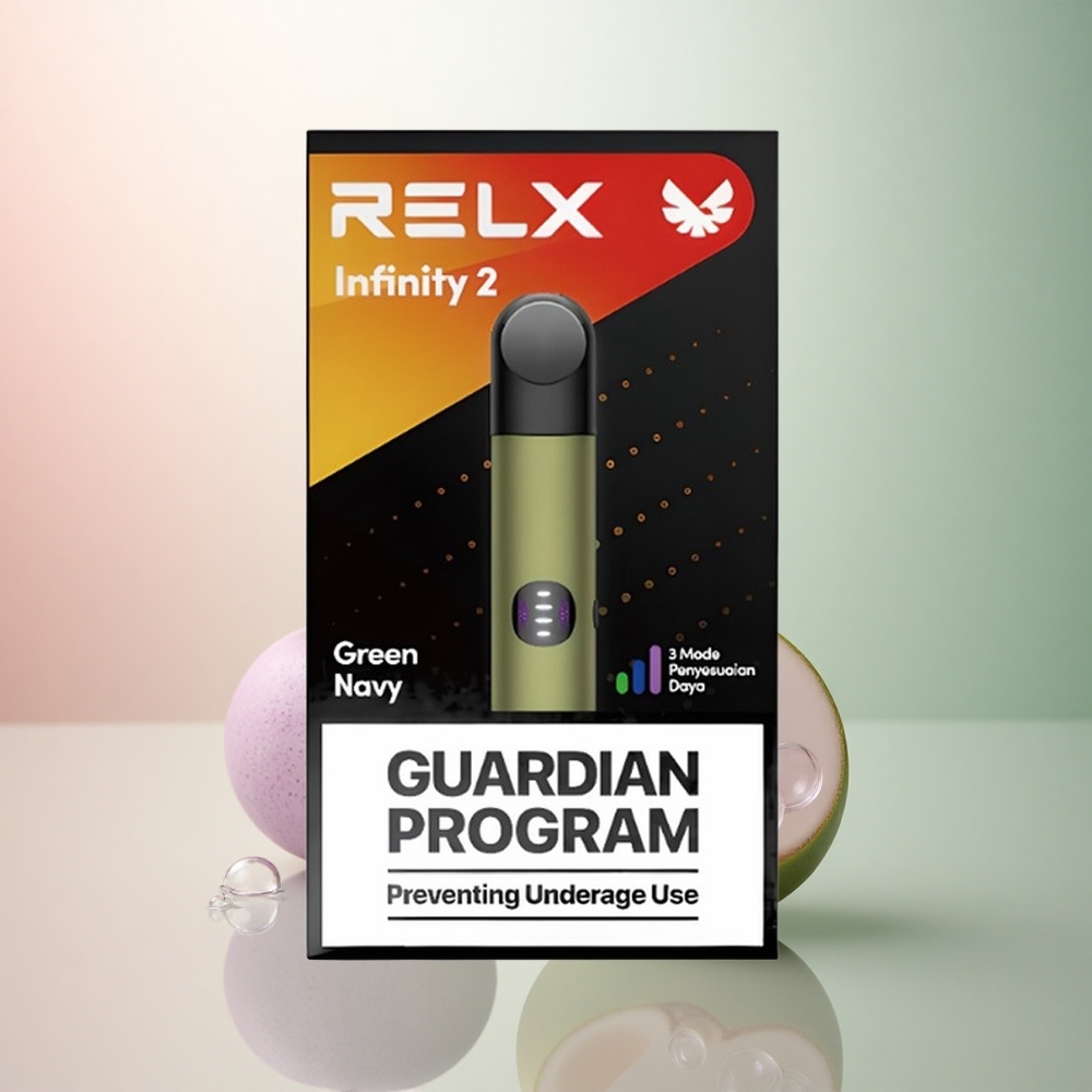Relx Infinity 2 Vape Device Grönflotta 440mAh Metallisk