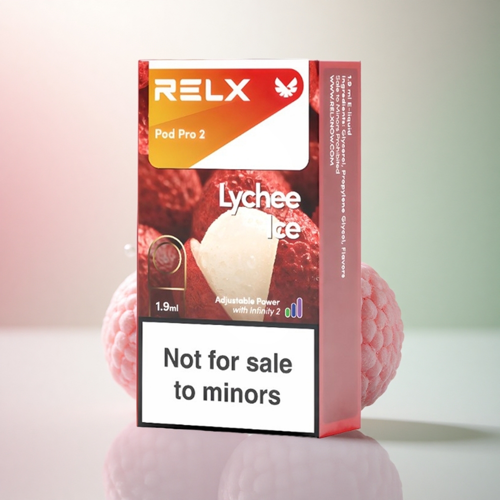 Relx Pod Pro 2 Vape Device Lychee Is 0mg/ml 1.9ml 6.5W