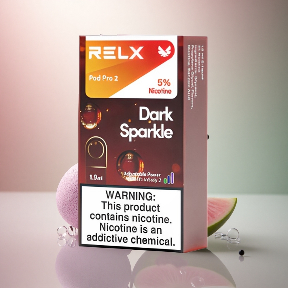 Relx Pod Pro 2 Vape Device Mörk Glitter 50mg/ml nikotin, 1.9ml, 3 spänningslägen