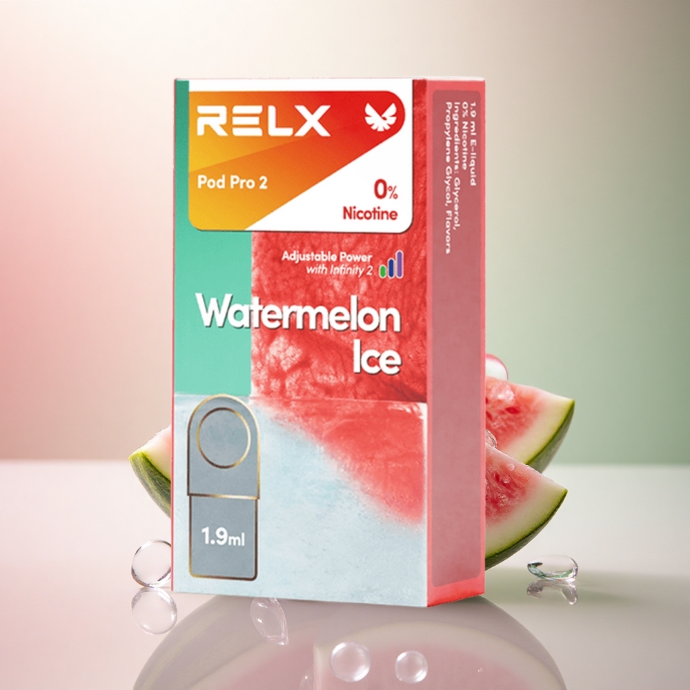 Relx Pod Pro 2 Vape Device Vattenmelonskyla 0mg/ml 1,9ml 5,5W/6,5W/8W